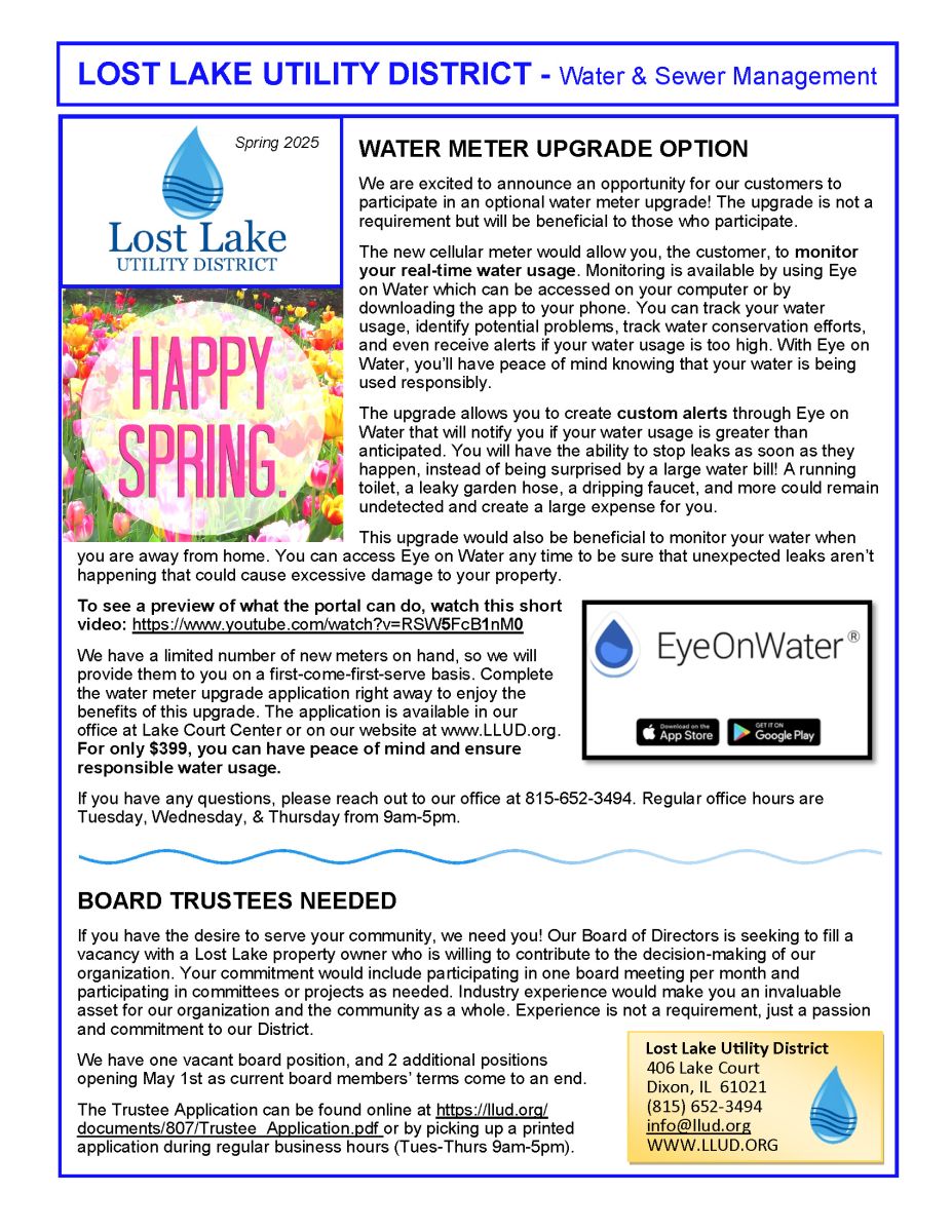 Spring 2025 Newsletter